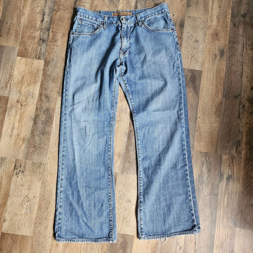 Agave Denim The Cowboy Bootcut Jeans Vintage Y2K Low Rise Made in USA Size 34